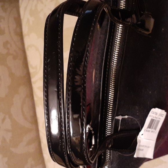 COACH WOOL STRIPED TOTE BAG NWT - Picture 6 of 10